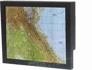 Freestanding and VESA LCD Rugged Monitors 7 CF-19-R-USB LCD display monitor